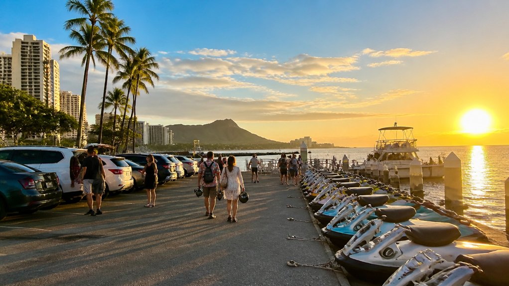 arrive early for kewalo