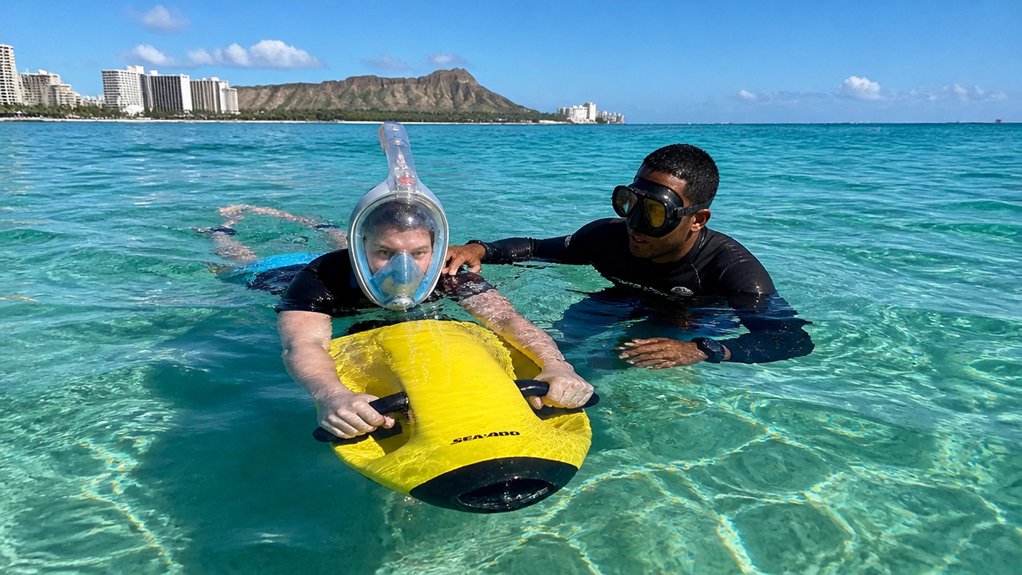 dry helmet lets non swimmers breathe