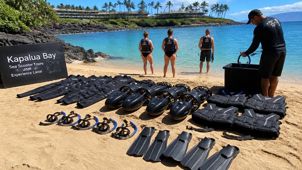 flotation wetsuits and gear included