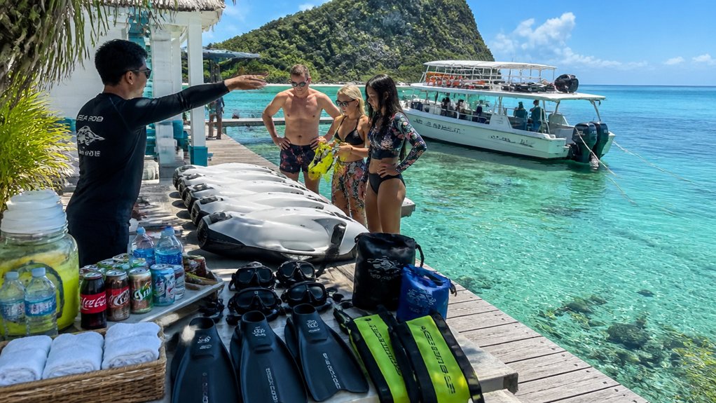 guided sea scooter snorkeling experience