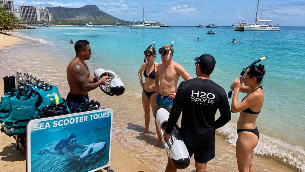 realistic last minute waikiki sea scooter