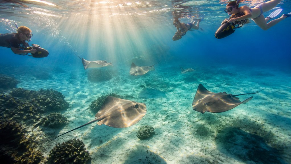 reef drop offs and channels