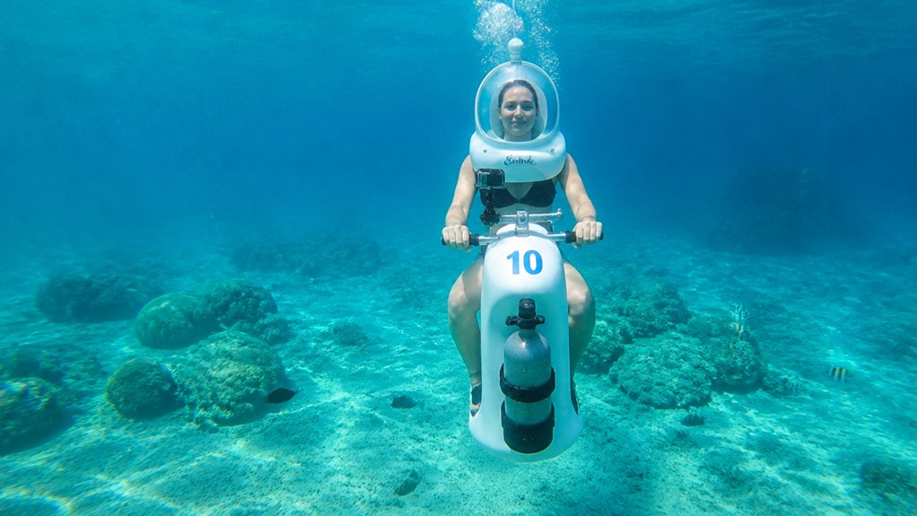 shallow guided reef scooter tours