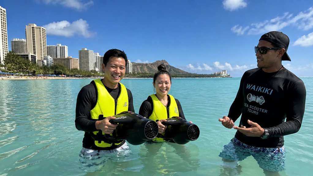 waikiki sea scooter non swimmers