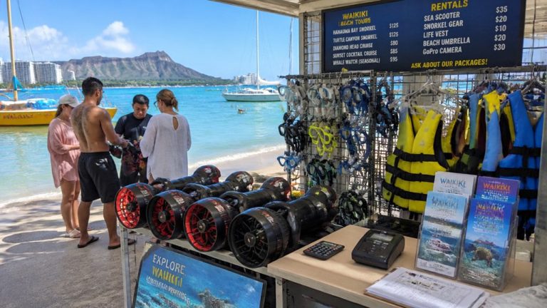 waikiki sea scooter pricing